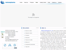 Tablet Screenshot of melonepharma.com
